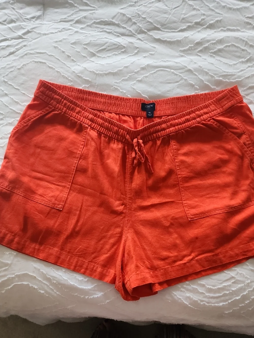 J. Crew Linen Blend Drawstring Shorts Bundle Of 2 - Picture 2 of 9